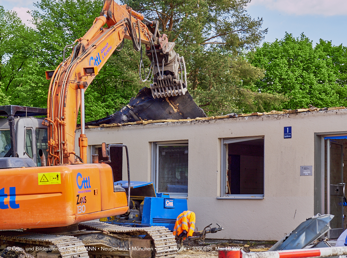 10.05.2022 - Baustelle am Haus für Kinder in Neuperlach